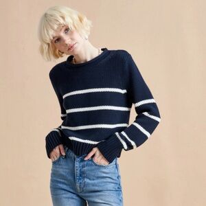 La Ligne Mini Marina Sweater Navy/Ivory